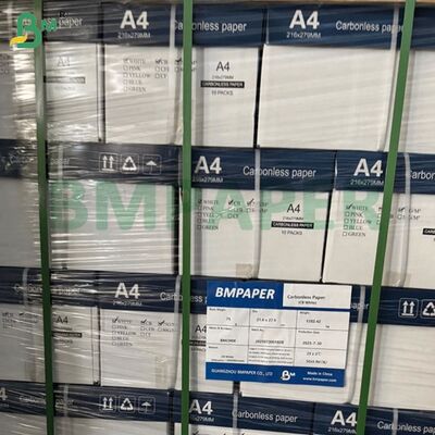 70gsm Digital NCR Karbonless Paper A4 210x297mm CFB Pink Dengan Belakang Putih