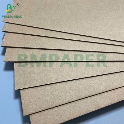 Kekuatan Tinggi 1.2MM 1.5MM 2MM Brown Kraft Cardboard Untuk Frame Gambar