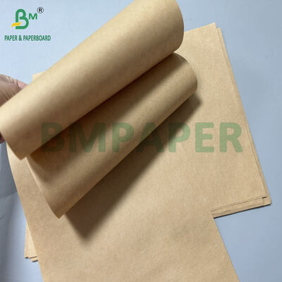 Kertas Kraft Berkelanjutan 100gsm 120gsm Aman untuk Makanan untuk Kantong 800mm 900mm