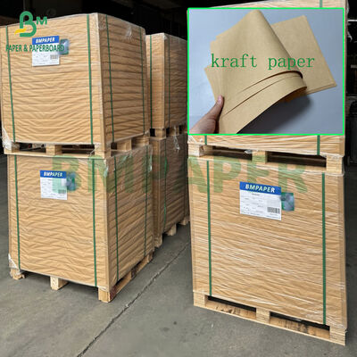 Kertas Kraft Berkelanjutan 100gsm 120gsm Aman untuk Makanan untuk Kantong 800mm 900mm