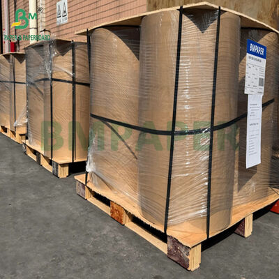 80gm 90gm Uncoat Brown Kraft Paper Untuk Kantong Pengemasan Makanan 1000mm 1100mm