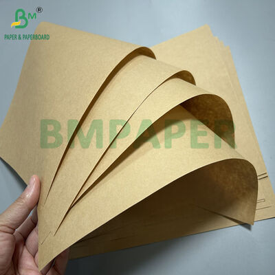 80gm 90gm Uncoat Brown Kraft Paper Untuk Kantong Pengemasan Makanan 1000mm 1100mm