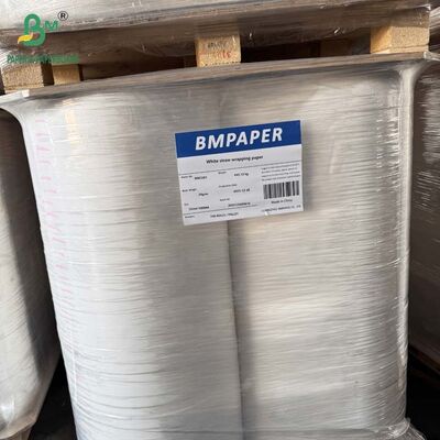 Kertas Pembungkus Sedotan 28mm x 6000m 26gsm untuk Kemasan Sedotan Sekali Pakai