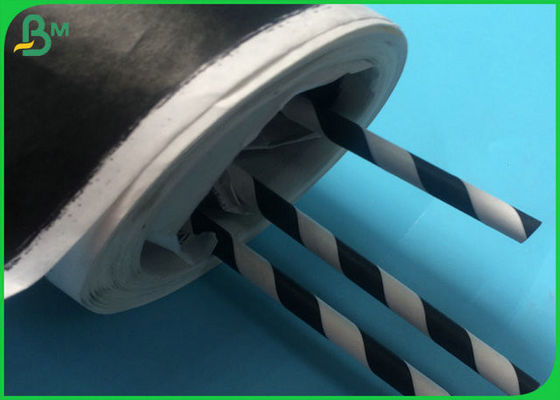 80gsm dan 135gsm FSC Dan Sertifikat FDA Cetak Black Straw Paper