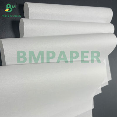 Gulungan Kertas Putih Tanpa Lapisan 40GSM Lebar 840MM untuk Kemasan Sepatu dan Tekstil