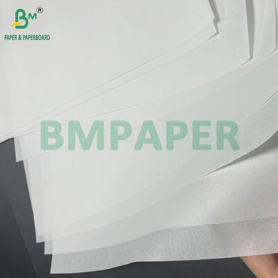 Gulungan Kertas Putih Tanpa Lapisan 40GSM Lebar 840MM untuk Kemasan Sepatu dan Tekstil