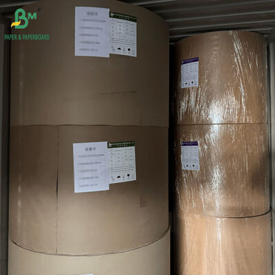 Gulungan Kertas Putih Tanpa Lapisan 40GSM Lebar 840MM untuk Kemasan Sepatu dan Tekstil