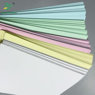 Multi-warna 55gsm 60gsm Self-copying Paper NCR 650mm X 920mm Image Hitam