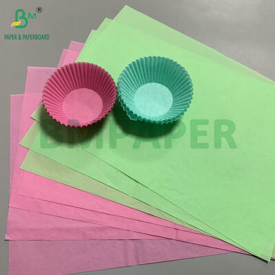 Cetakan Cupcake Tahan Panas Berwarna-warni Tahan Minyak untuk Muffin & Kue Mini Cangkir Kue Anti Lengket