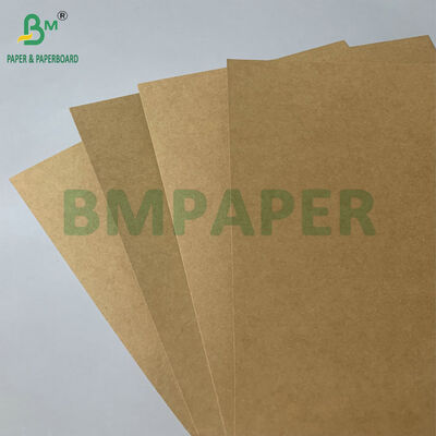 Kertas Wadah Makanan Kraft Cokelat Ramah Lingkungan & Tahan Minyak 200gsm 250gsm untuk Kotak Makan Siang Kotak Bawa Pulang