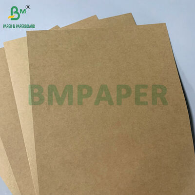 Kertas Wadah Makanan Kraft Cokelat Ramah Lingkungan & Tahan Minyak 200gsm 250gsm untuk Kotak Makan Siang Kotak Bawa Pulang