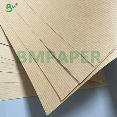 40g 45g Glossy Mesin-glazed Brown Kraft Paper Untuk Kemasan Makanan