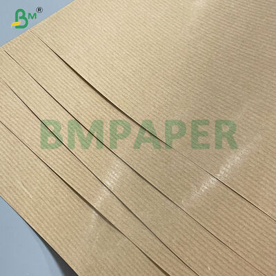 Kertas Kraft Bergaris Coklat 60G Kekuatan Mekanis Tinggi