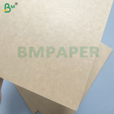 Tidak dicelupkan PE dilapisi cangkir mangkuk stok 250gsm Air Proof Makanan Kraft Paper
