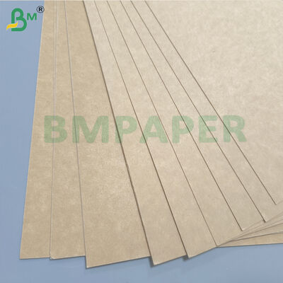 Tidak dicelupkan PE dilapisi cangkir mangkuk stok 250gsm Air Proof Makanan Kraft Paper