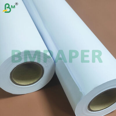 Gulungan Kertas Plotter CAD Rekayasa 80gsm Inti 1,7m*100m 2 inci