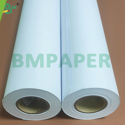 Gulungan Kertas Plotter CAD Rekayasa 80gsm Inti 1,7m*100m 2 inci