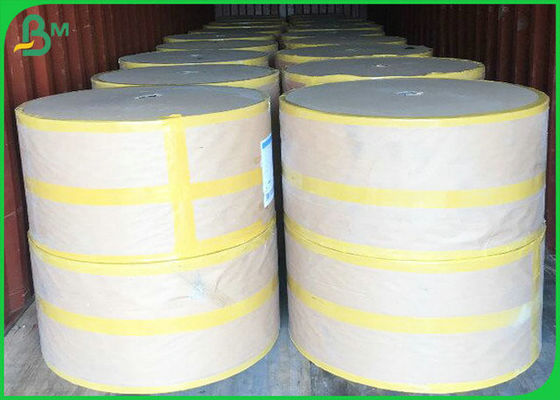 FSC Bersertifikat 60gsm 13mm 14mm 15mm Lebar Food Grade Cetak Kertas Jerami Untuk Sedotan Aman