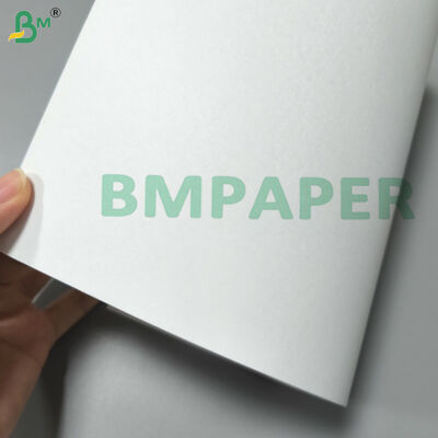 Kartu putih yang tidak dilapisi Berwarna Putih Cerah 65lb Cover Paper halus