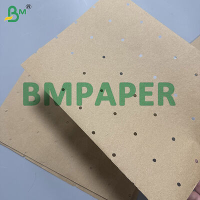 90 inci 72 inci perforated Brown Kraft Paper Rolls 80, Custom Lengths, Lubang Bulat