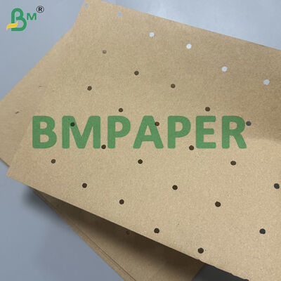 90 inci 72 inci perforated Brown Kraft Paper Rolls 80, Custom Lengths, Lubang Bulat