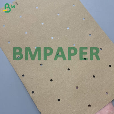 90 inci 72 inci perforated Brown Kraft Paper Rolls 80, Custom Lengths, Lubang Bulat