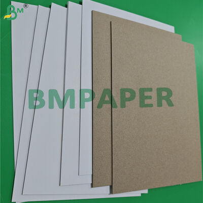 1mm 2mm Lapisan Papan Cengkeh Putih Berlapis Dengan Belakang Abu-abu Ketahanan Tinggi 79 x 109cm