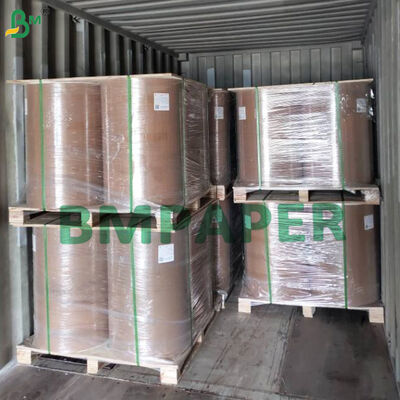 Double Side Silicone Coated Food Paper Heat Resistant 40 Gsm White Brown