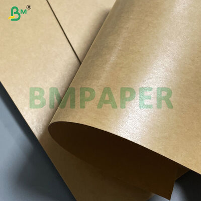 Ketahanan Lipat yang Baik Kertas Kraft Berlapis PE Brown Untuk Kemasan Makanan