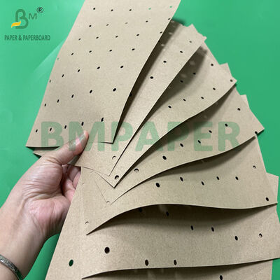 Kertas Coklat Berlubang Lebar 1,65m 1,8m 60gsm 70gsm Untuk Garmen Setiap Gulungan 25kg