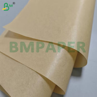 40gm Dua Sisi Silikon Lapisan Brown Baking Paper Jumbo Rolls