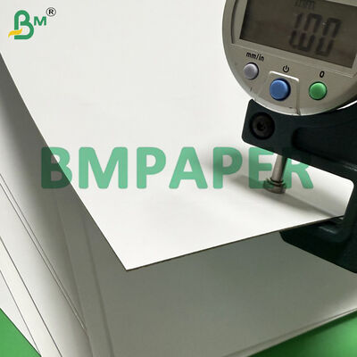 1.0mm Papan Karton Dupleks Putih Tebal 700mm 750mm x1000mm, Dilapisi Putih Sisi Belakang Abu-abu