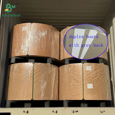 250gm 300gm Clay Coated Duplex Board Grey Back Untuk Paket 27.25x28 inci