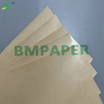 Gulungan Kertas Kraft Dilapisi PE Food Grade 35-50gsm untuk Kemasan Alat Makan Sekali Pakai & Sachet
