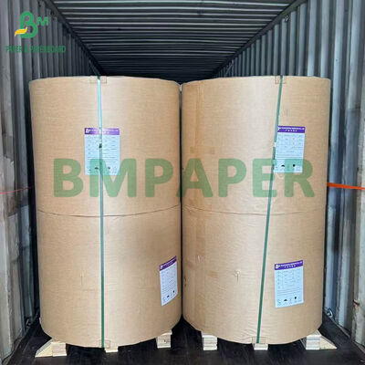 Food Grade 35g 40g 45g Machine Glazed Bleached Kraft Paper In Reels