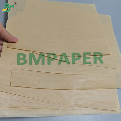 40g Silikon Lapisan Natural Brown Parchment Paper untuk Baking Non Stick 600mm