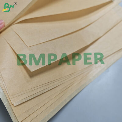 40g Silikon Lapisan Natural Brown Parchment Paper untuk Baking Non Stick 600mm