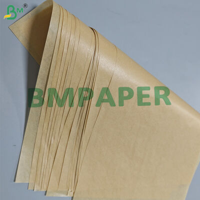 40g Silikon Lapisan Natural Brown Parchment Paper untuk Baking Non Stick 600mm