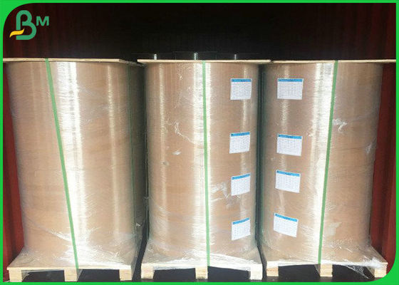 Super Glossy 40gsm 60gsm + 10g PE Coated Paper Dengan FSC Disetujui Untuk Paket