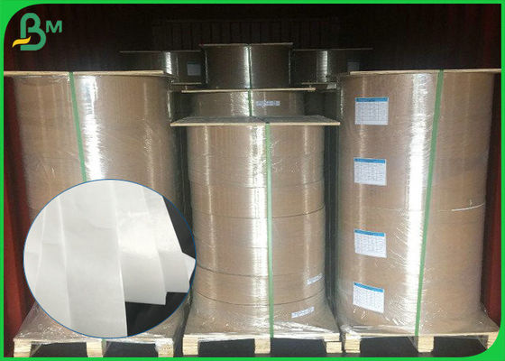 Super Glossy 40gsm 60gsm + 10g PE Coated Paper Dengan FSC Disetujui Untuk Paket