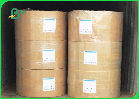 70g 80g Gulungan Kertas Kerajinan Warna Putih Dengan FSC Virgin Pulp 100 / 70cm