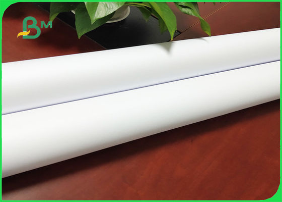 A0 Ukuran 3 Inch Roll Core Plotter Paper Dengan FSC &amp; SGS Disetujui Untuk Printer HP