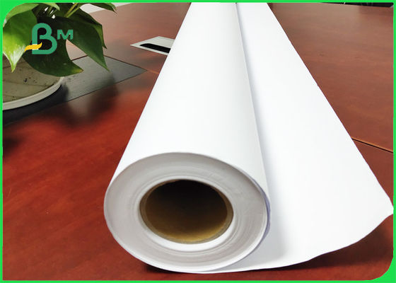 A0 Ukuran 3 Inch Roll Core Plotter Paper Dengan FSC &amp; SGS Disetujui Untuk Printer HP