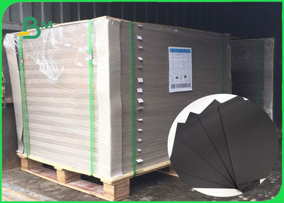 0.2 / 0.5 / 1.0 / 1.5mm Dua Sisi Papan Hitam / Pulp Keras Karton Daur Ulang