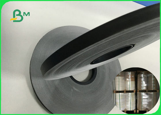 60gsm Food Grade Cetak Hitam Slitted Paper Roll Untuk Minum FDA FSC