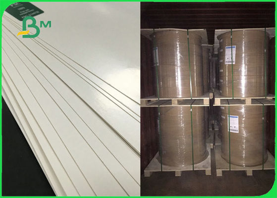 FSC 100% Pulp Kayu Murni Putih PE Kertas Dilapisi Untuk Membuat Cup Piring 300gsm