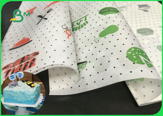 FDA FSC Bersertifikat Makanan Aman Kue Kertas Tahan Panas Untuk Panggangan Memasak BBQ