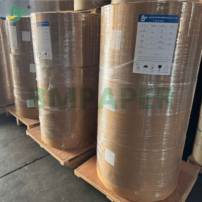 75g 80g 100% Pulp Kayu Murni Kertas Kraft Bergaris cMG untuk Membuat Kantong Kertas