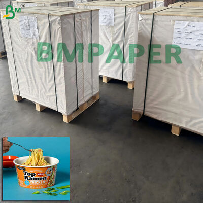 210-280gsm Kertas Soup Bowl yang Dilapisi PE Ganda Kertas Antibocor Karet Karet