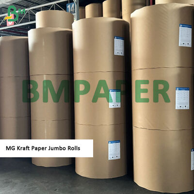 MG Paper 40gsm Mesin Gloss Kedua Sisi Kaca Kertas Kraft Virgin Kekuatan Tinggi